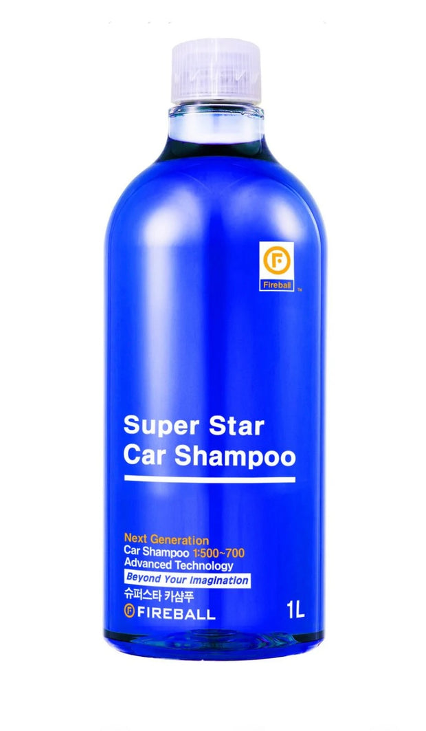 FIREBALL SUPER STAR CAR SHAMPOO 1L BLUE