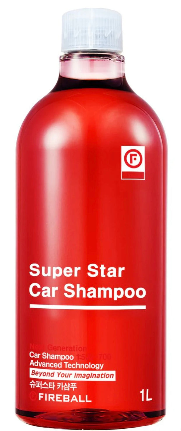 FIREBALL SUPER STAR CAR SHAMPOO 1L RED